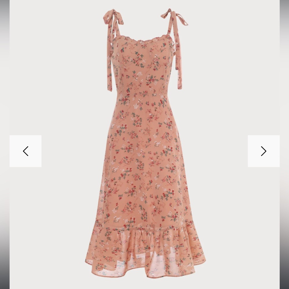 Floral midi dress - Rihoas brand. Never been worn! - Picture 3 of 4